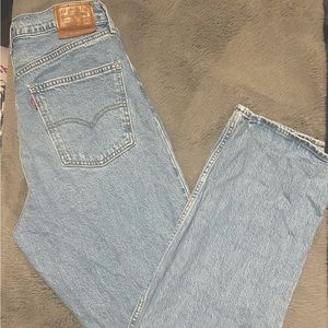 Levi 70s high slim straight jeans